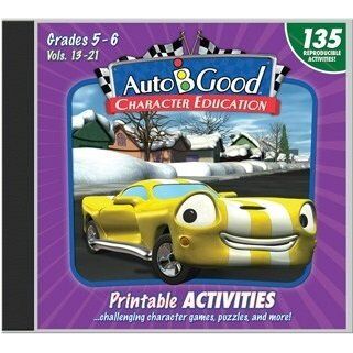 Auto B Good CD - Vol 13-21 - Grade 5-6 Auto-B-Good Printable Activities CD for Video Vol. 13-21 (Grades 5-6)